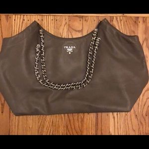 Beautiful Prada chain tote bag